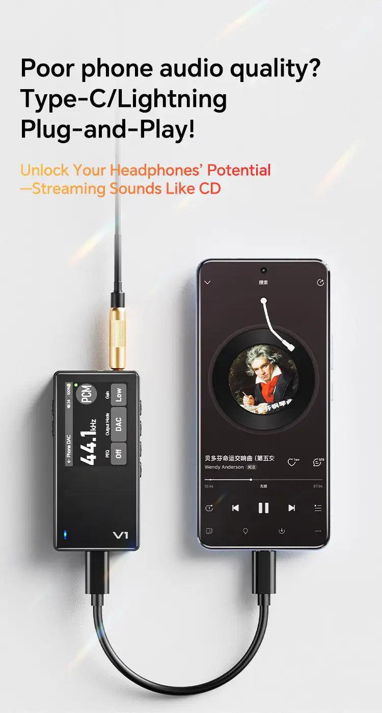 TempoTec Variations V1,IM05 IM01 earphones HiFI music player USB DAC DAP,headphone amplifier 4.4mm&3.5mm ports PEQ,