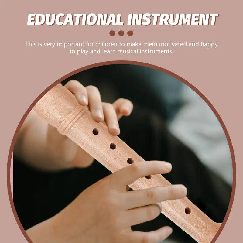 Children Flute Recorder Clarinet Kids Musical Instruments Wooden Soprano Wind Instrument Toy Educational Learning Education