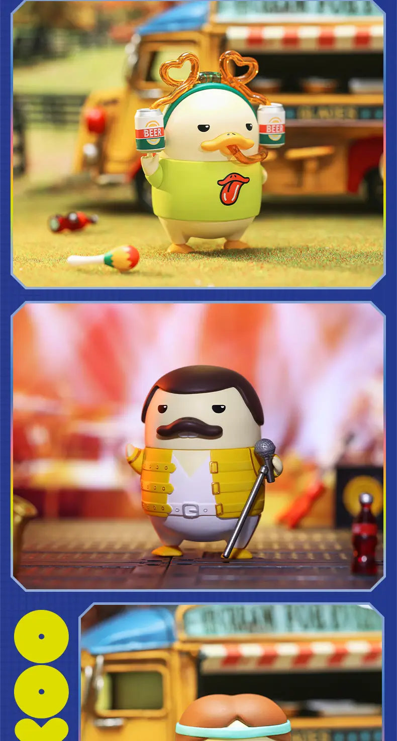POP MART Duckoo Music Festival Series Blind Box Guess Bag Mystery Box Toys Doll Cute Anime Figure Desktop Ornaments Collection