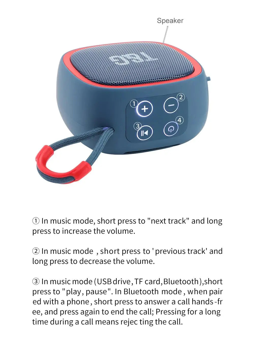 Wireless Bluetooth Speaker Portable Mini Radio FM Waterproof Small Subwoofer Sound Box Music Woofer Computer PC AUX Caixa De Som