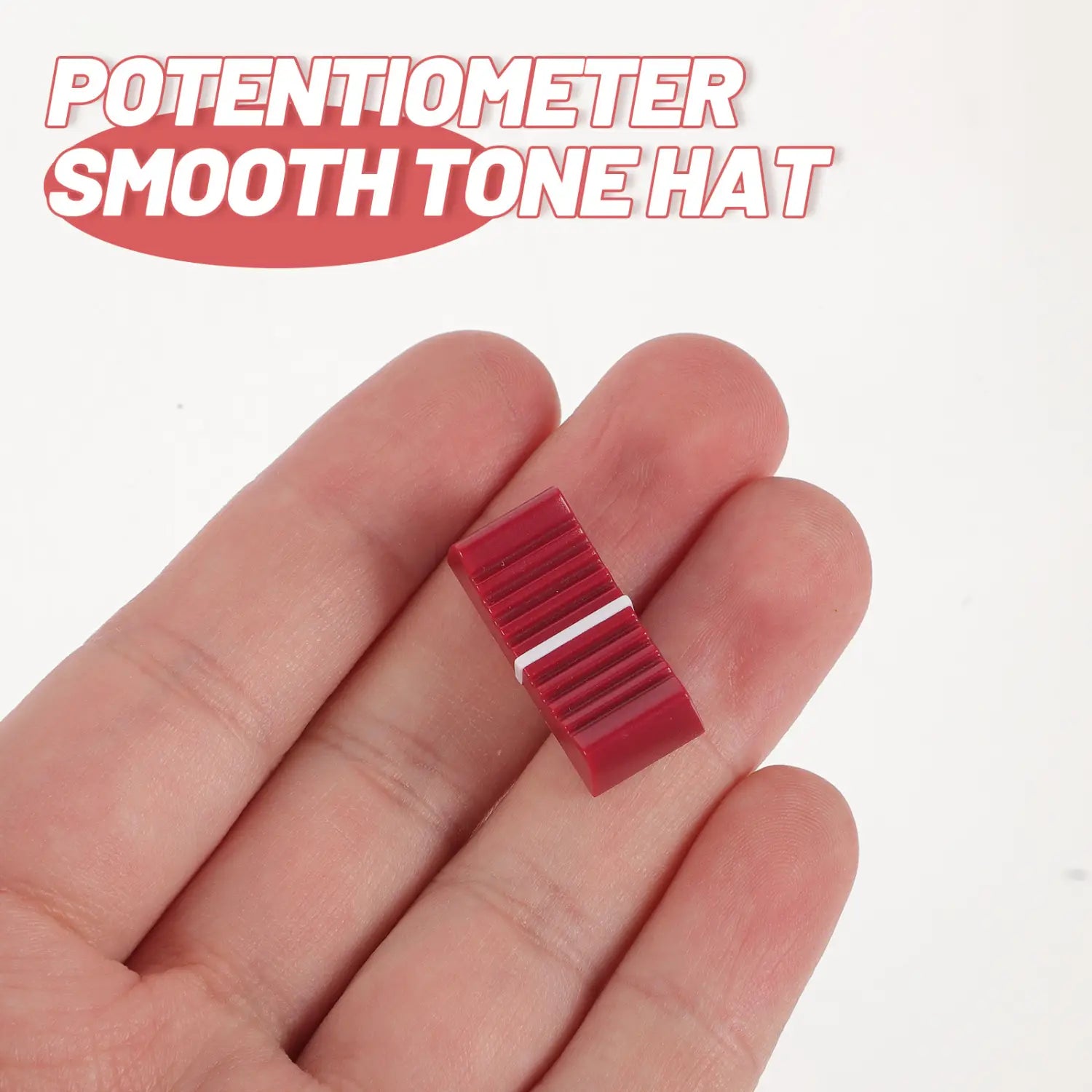 6Pcs Professional Straight Slide Potentiometer Knobs Replacement for Dj Equipment Guitar Mixer Volume Brightness Adjustment