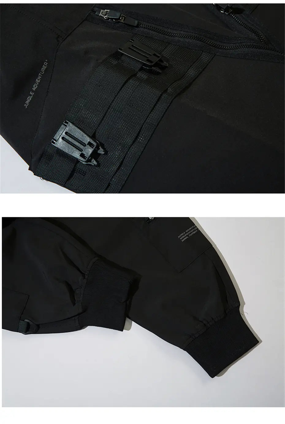 Hip Hop Tactical Cargo Pants Men Zipper Joggers Trousers 2023 Spring Functional Elastic Waist Fahsion Streetwear Pant