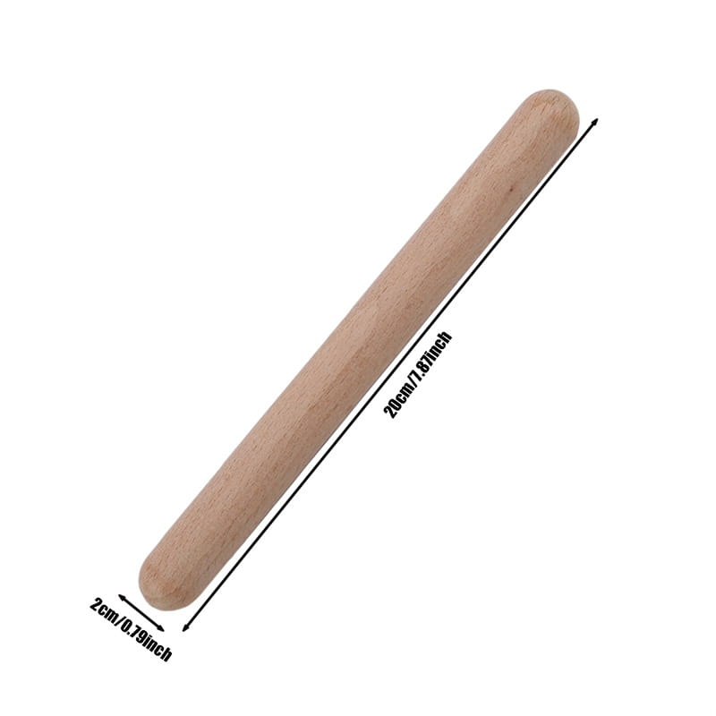 Classic Claves Rhythm Sticks Wooden Drum Sticks Classic Claves Percussion Instrument Kid Children Musical Toy Rhythm Learning