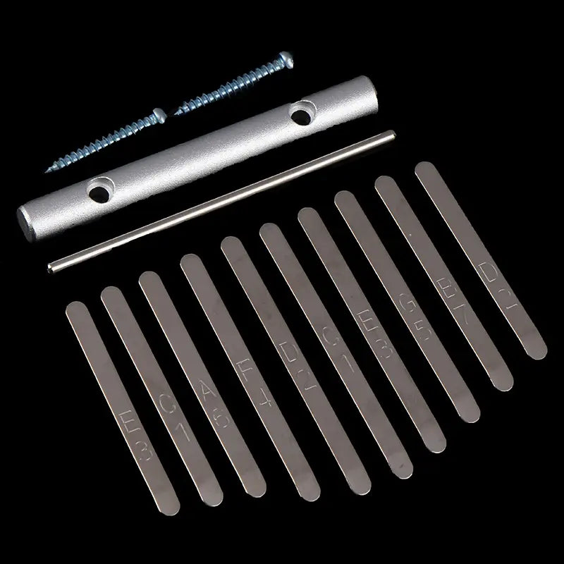 【NN77-M3】10 Keys Replacement Kalimba Thumb Piano Bridge Set - Musical Instrument DIY Parts Kit for Kalimba Repair