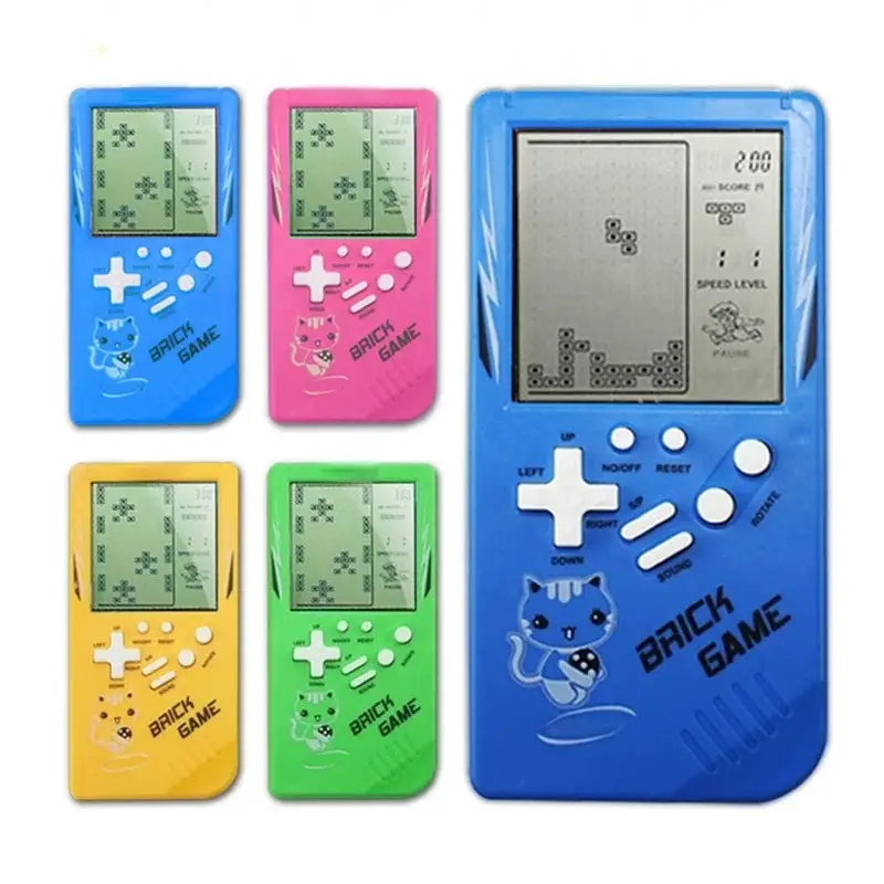 Classic Handheld Game Machine Kids Game Console Toy with Music Playback Retro Children Pleasure Games Player