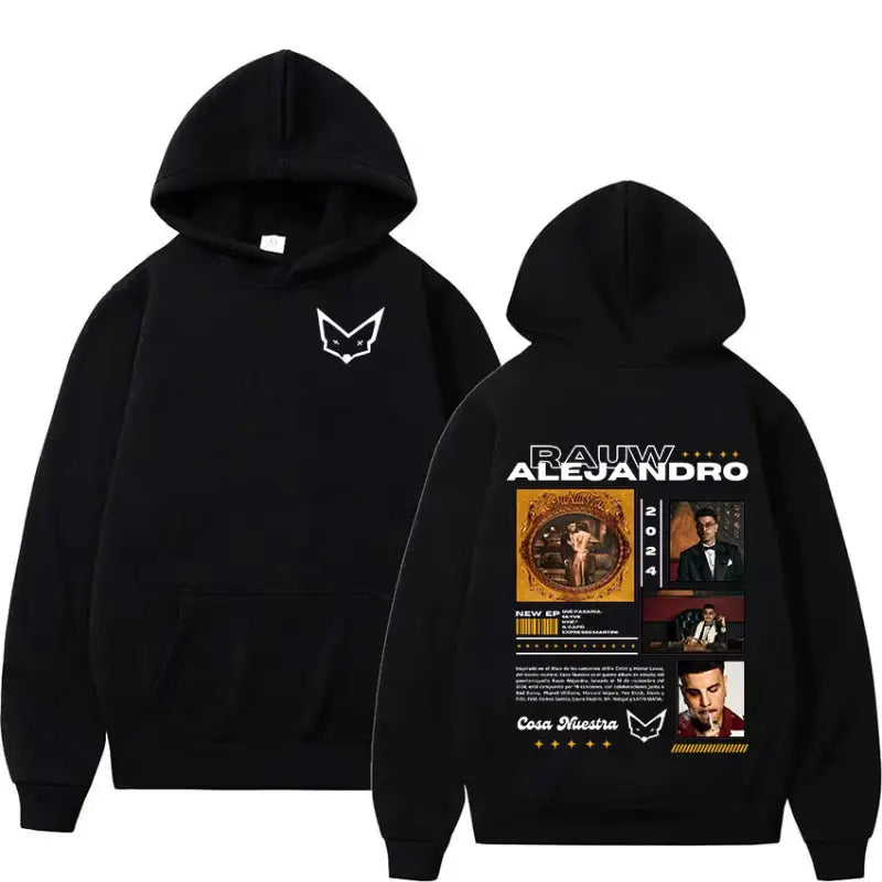 Rapper Rauw Alejandro Tour 2024 Album Hoodie Men’s Long Sleeve Vintage Fashion Sweatshirt Unisex Hip Hop Halbum Clothing Hooded