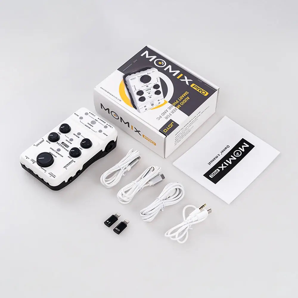JOYO MOMIX / MOMIX PRO Audio Mixer Suitable for Guitar Keyboard Musical Instrument Sound Card for Recording & Live Streaming