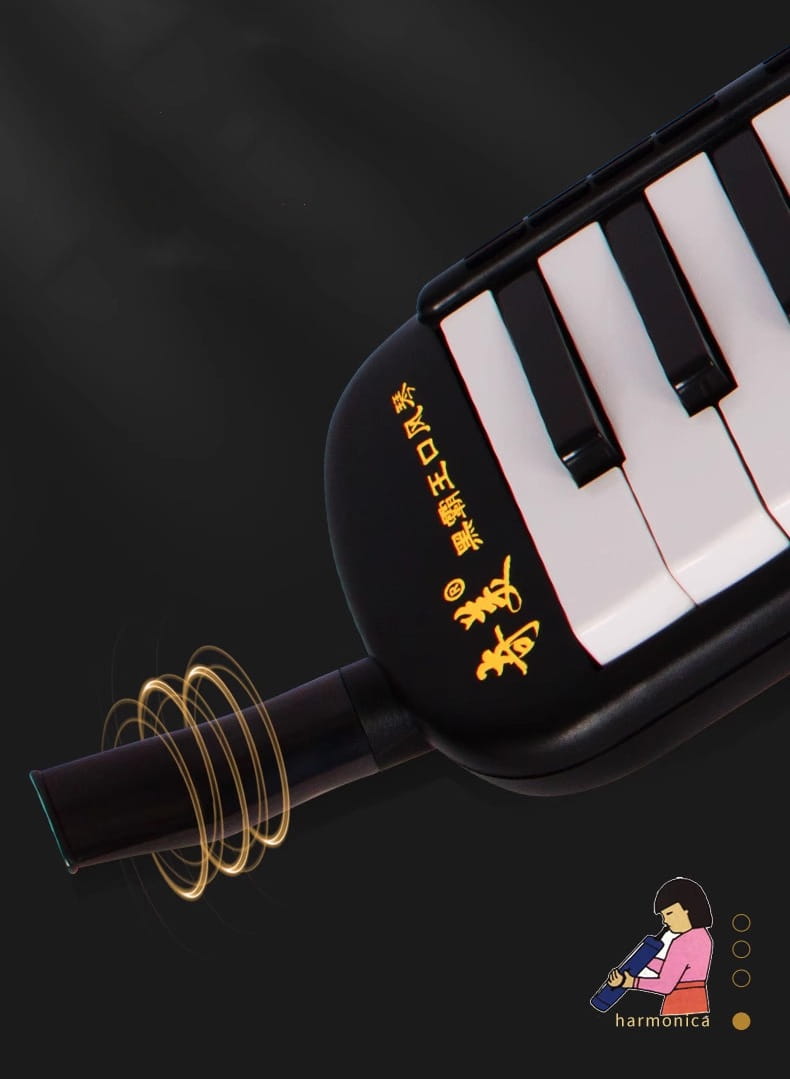 Professional Melodica 37 Keys Children’s Musical Keyboard Kids Mouth Organ Melody Mouth Piece Button Accordion Music Instruments