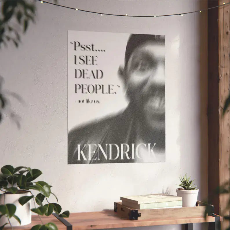 Hip Hop Rapper Kendrick Lamar GNX New Music Album Anime Poster Canvas Painting Wall Art Pictures Home Decor Fans Gift