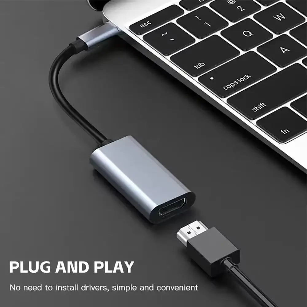 Type C to HDMI-Compatible Adapter Converter 4K 60Hz USB C to HDMI For MacBook Pro Air iPad Pro Samsung Galaxy S10/S9 USB-C HDMI