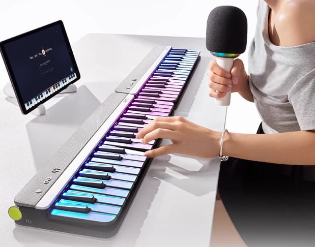 Jukebox Smart Piano Automatic Electronic Keyboard Beginner Karaoke Microphone