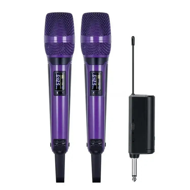 Wireless Karaoke Microphone Dynamic UHF Home Studio Recording for Computer Audio Professional DJ Conference Mic Recharge 2023