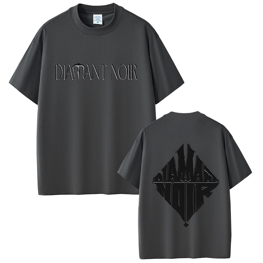 Rapper WeRenoi Diamant Noir Graphic T-shirt Men Women Hip Hop Fashion Pop Music T-shirts Male female Casual Vintage T Shirt