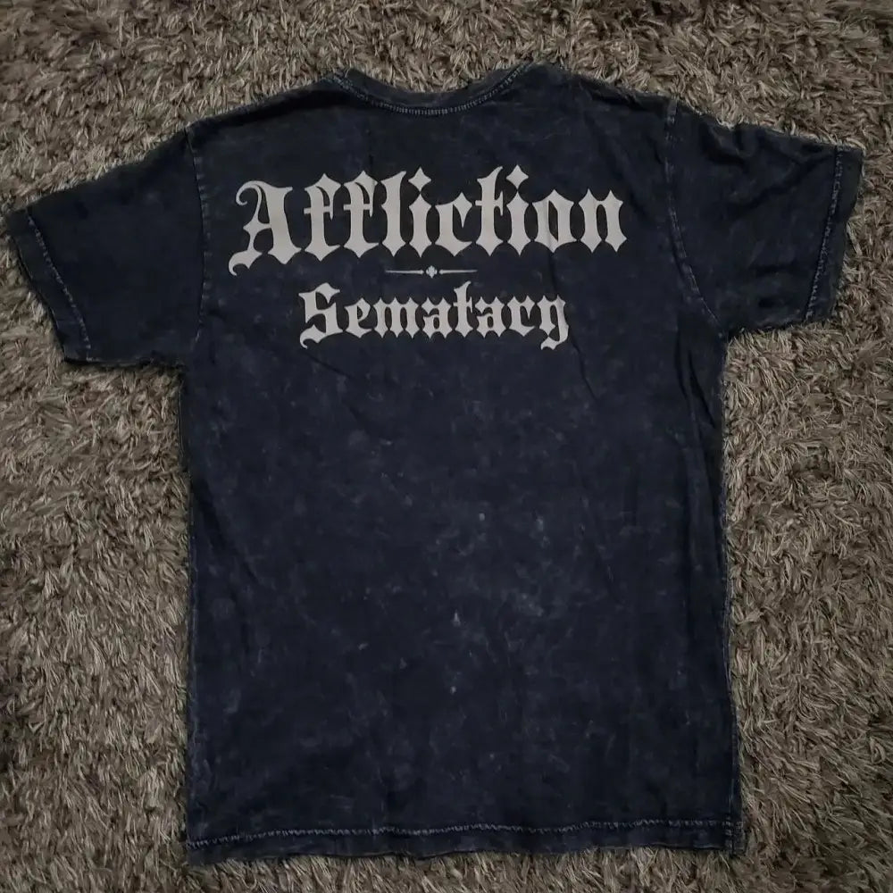 2025 Men’s Retro Punk Hip Hop Pattern Printed Breathable Hardship T-shirt New Round Neck Polyester Short Sleeve Top