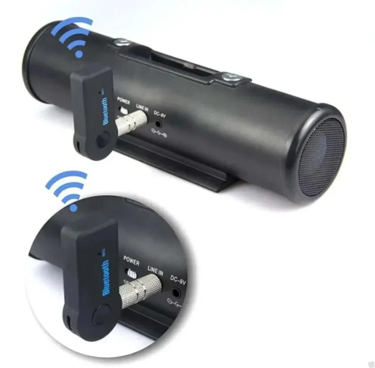 Car Bluetooth 5.0 Audio Receiver 3.5mm 3.5 AUX Jack Stereo Music Car Transmitter Speaker Amplifier Wireless Adapter with Mic