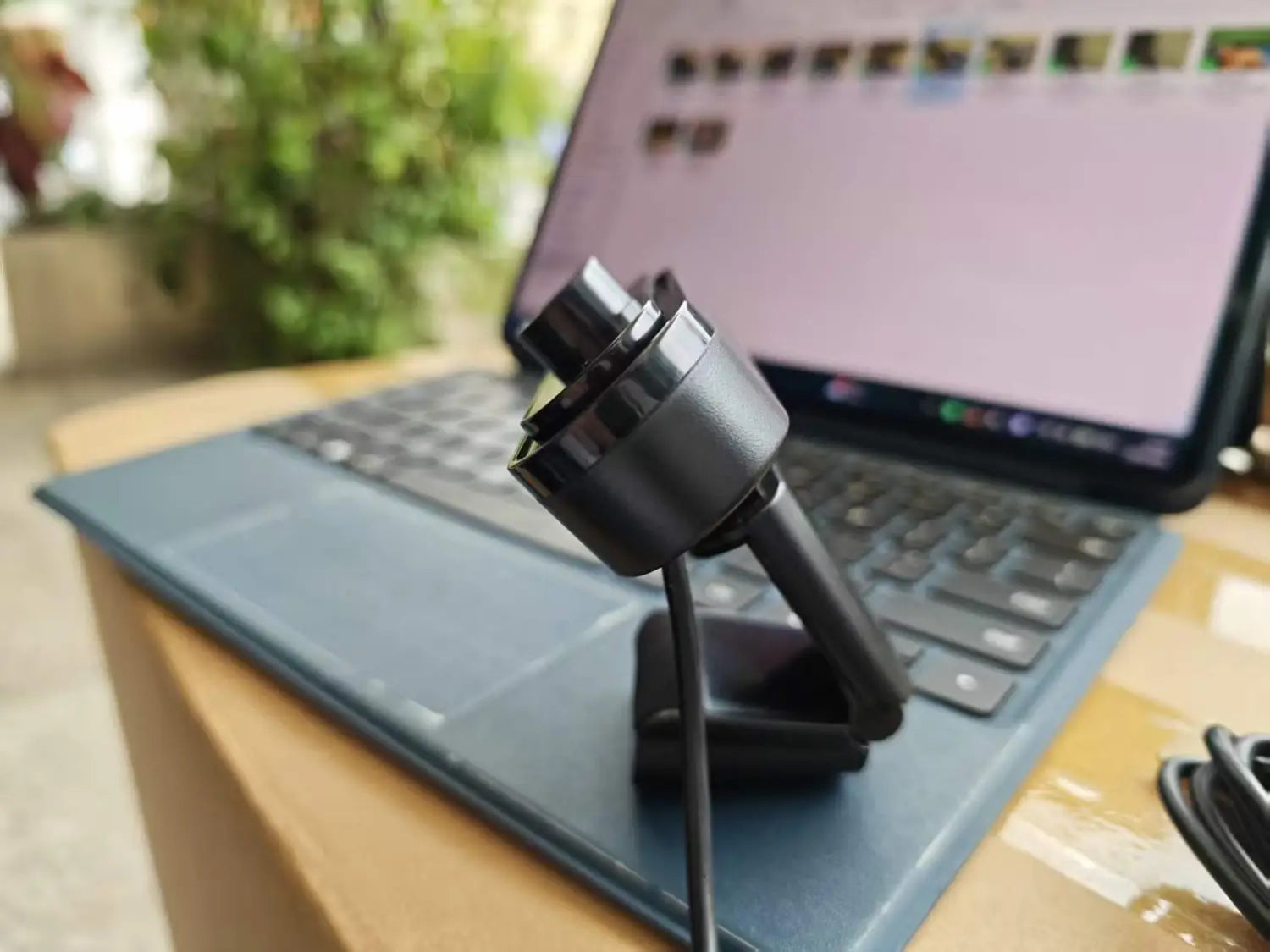 Webcam with Microphone USB Computer Camera for Video Calls Zoom Teams Streaming Plug and Play for PC Mac