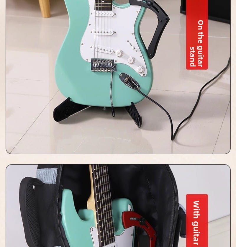 Aluminum Alloy Electric Guitar Practice Stand Portable Piano Practice Stand Adjustable Anti-slip Musical Instrument Accessories