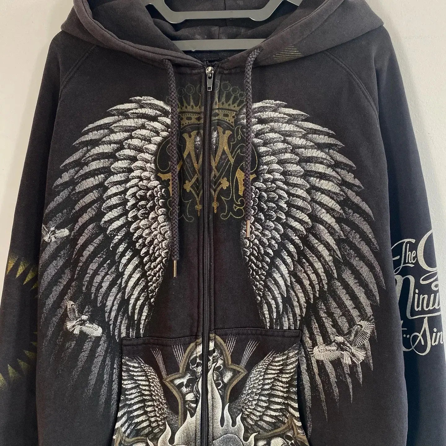 Hip Hop Tapout Zipper Hoodies Mechanical Skull Pattern Jacket Streetwear Men Women Clothes Y2k Sweatshirt Oversized Hoodie