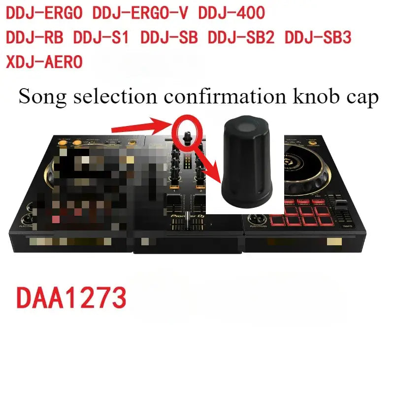 Pioneer DDJ400 SB FLX4 RB XDJR1DDJ-400 Song Selection Determination Knob Cap DAA1273 Setting Hat