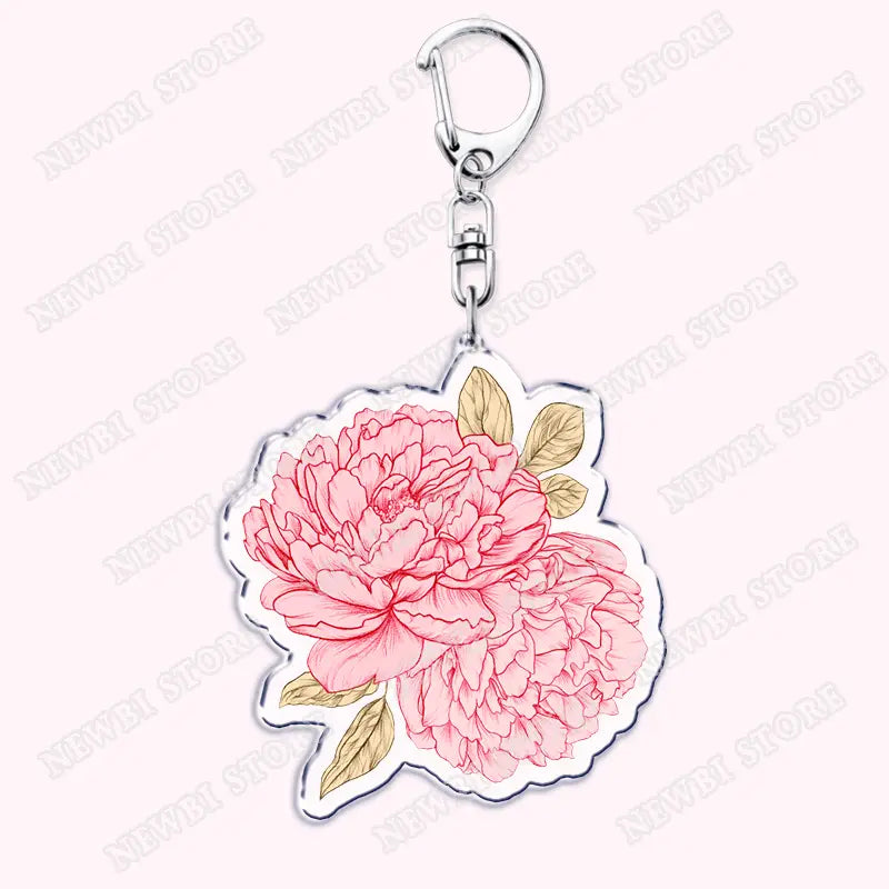 Aesthetic Coquette Pink Keychains for Womens Accessories Ribbon Hot Girl Book Club Bow Flowers Keyrings Friends Lovers Gifts