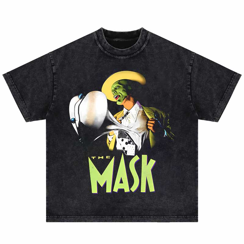 Hip Hop Oversized Men T-Shirt Punk Gothic Funny Portrait Graphic Printed Tshirt Loose Streetwear 2024 Harajuku Cotton TShirt Top