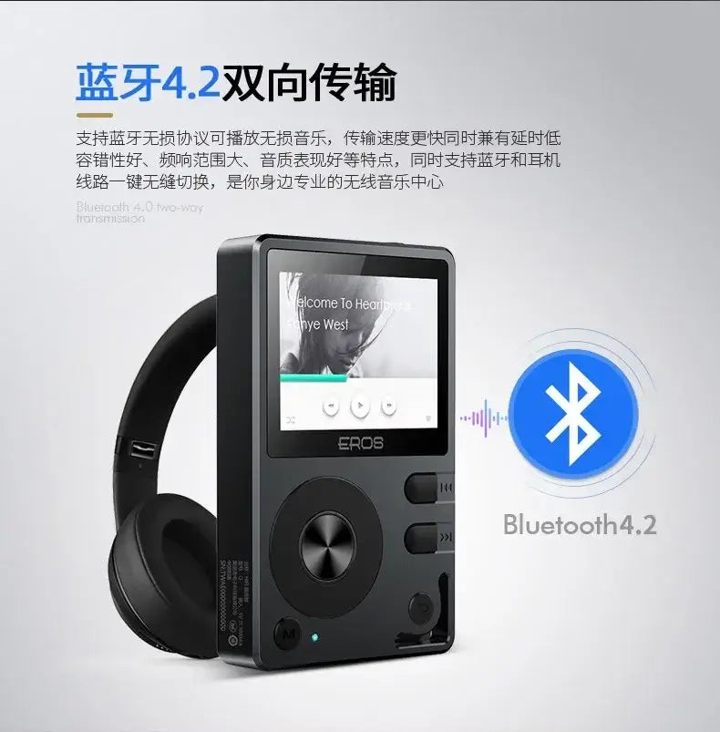 Brand Aigo EROS Q High-quality DSD64 Bluetooth 4.2 Portable Audio Lossless Hifi Music Player USB DAC Support 32G TF Card