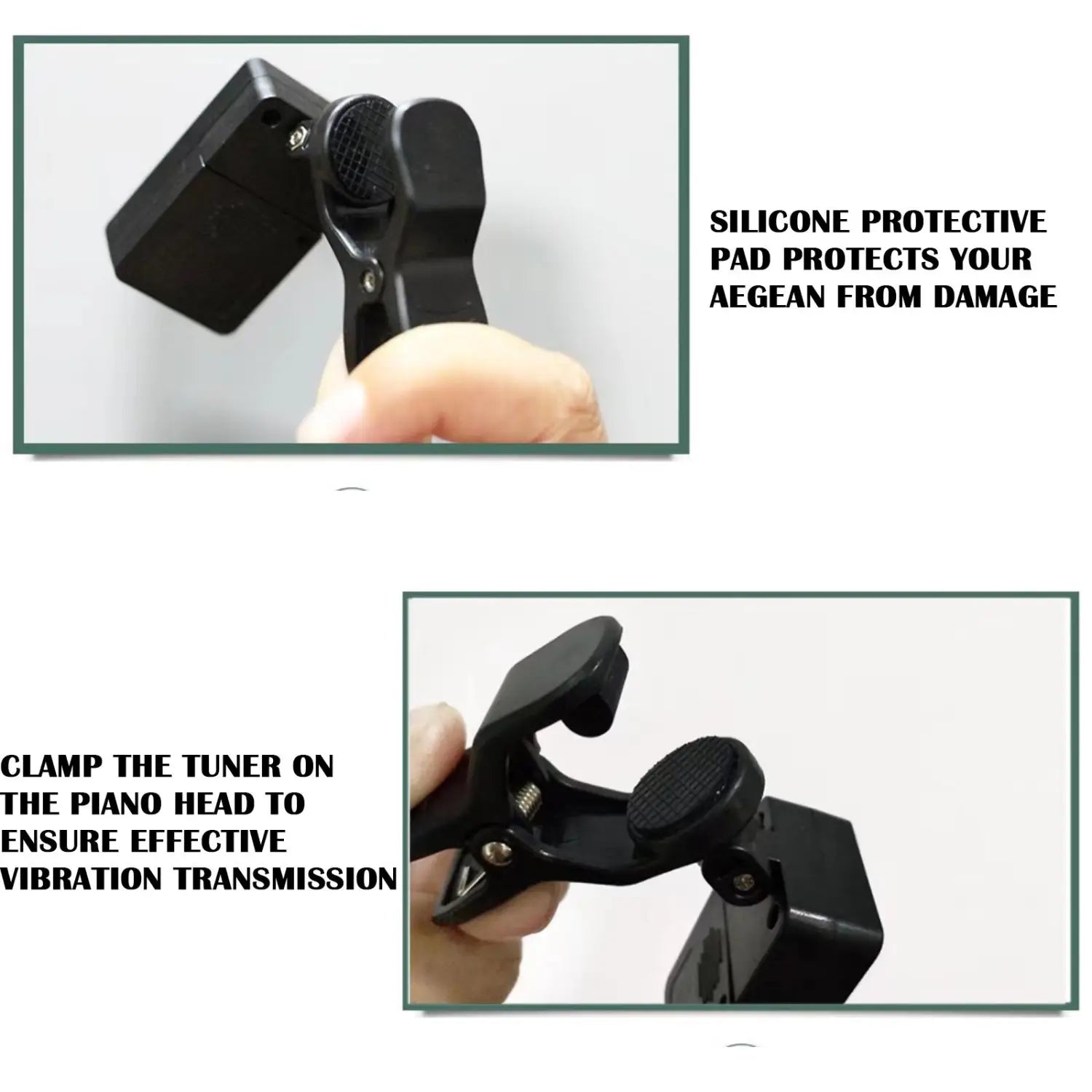 Professional Clip-On 360 Degree Acoustic Guitar Tuner LCD Screen Electric Digital Tuner For Acoustic Guitar Ukulele Accessories