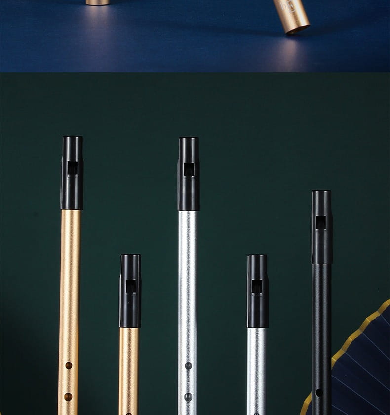 Metal Irish Whistle Portable Student Playing Recorder Professional Performance Irish Whistle Piccolo Flute Wind Music Instrument