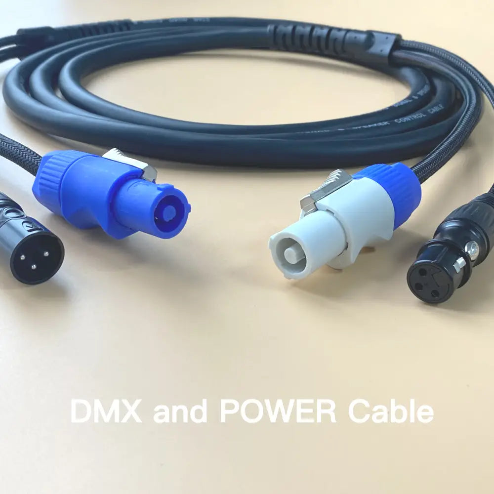 3-5Meter Audio DJ Dmx And AC Power Combination Cable 3Pin XLR Connector 3x2.5mm² Powercon Power Wire Stage Lighting Split Cables