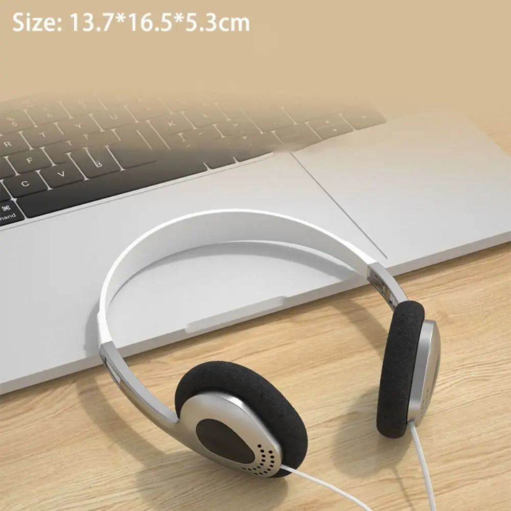 Retro Wired Headphones Hip Hop Trends MP3 Wired Connection Music Walkman Earphone Personality Over Ear Earbud Sports Headphones