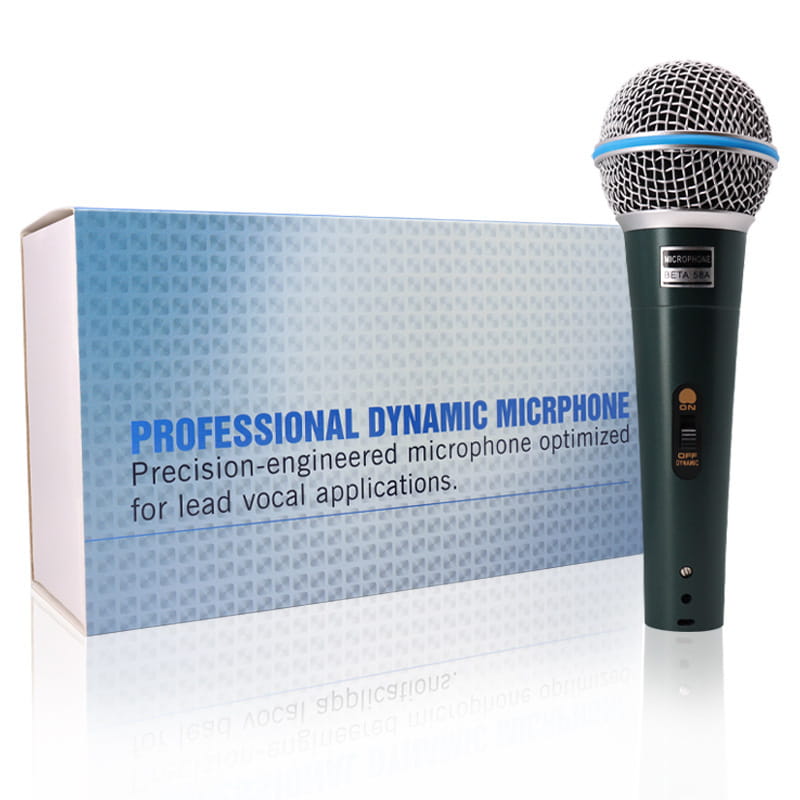 Wired Professional Dynamic Microphone Mic For PC Karaoke Machine System Sound Room Gaming Gamer Audio Sing Live Streaming Kits