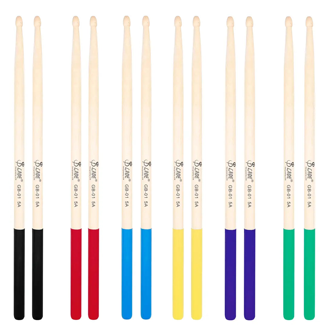 5A Drumstick Maple Drum Sticks DS-09 Multicolor Drum Mallets Professional Percussion Musical Instrument Parts Drums Accessories
