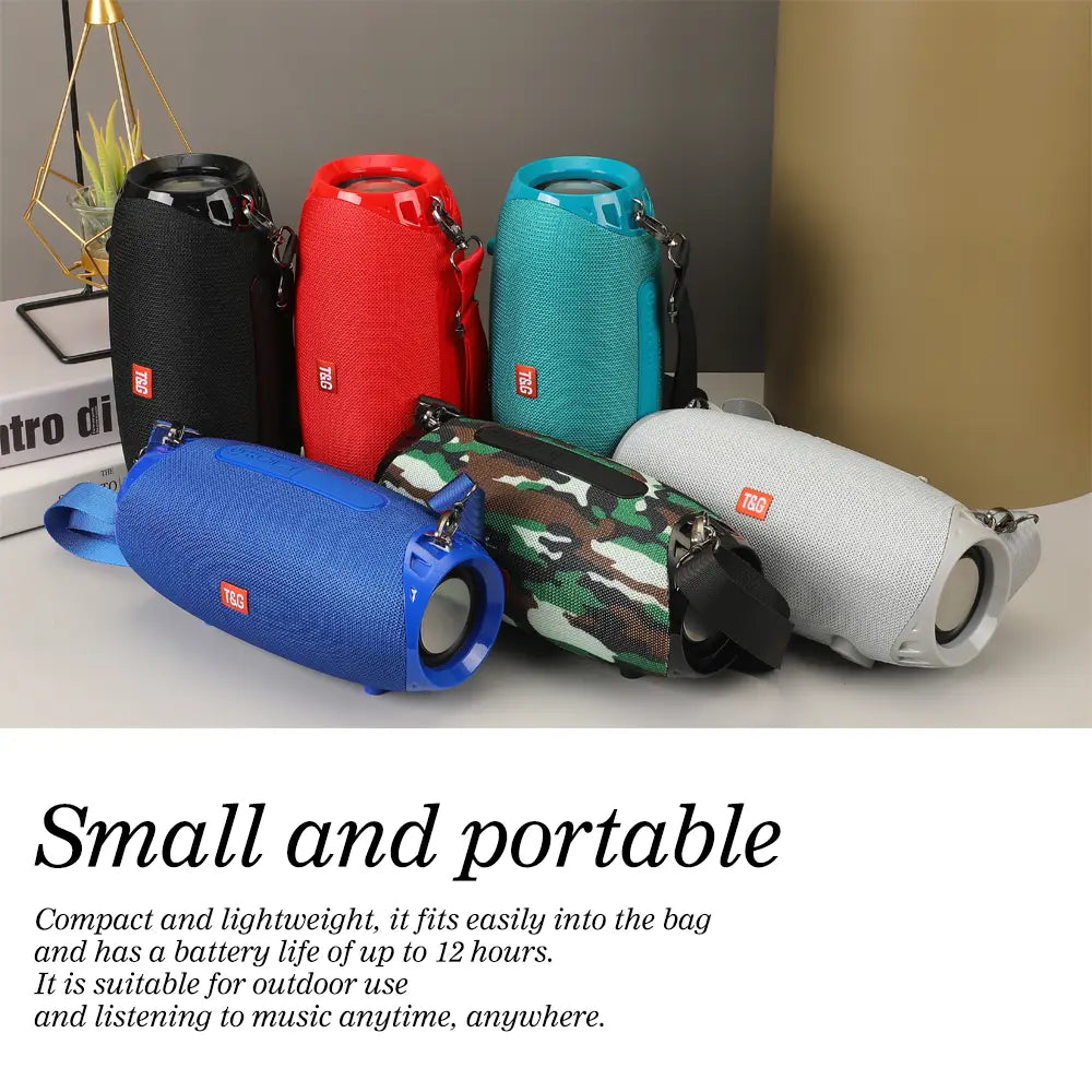 Subwoofer Caixa De Som Bluetooth Speaker Portable Sound Box Music Wireless Woofer Bass Computer PC TV Radio FM 10W Powerful Big