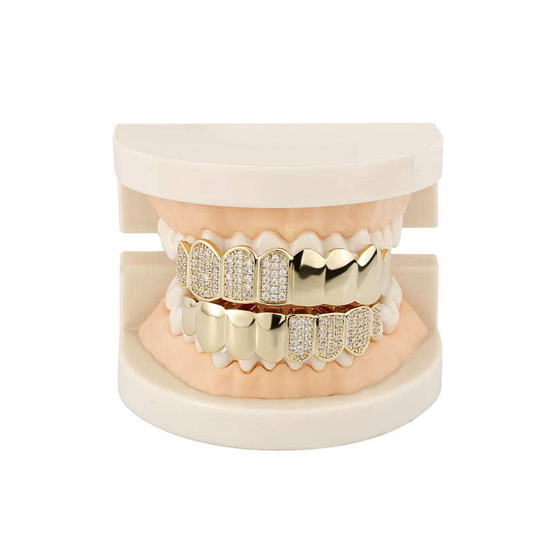 High-end New Exquisite Halloween High Quality Hip-Hop Suitable Both Men Women Versatile Hollow-Out Punk Rapper Party Gift Grillz
