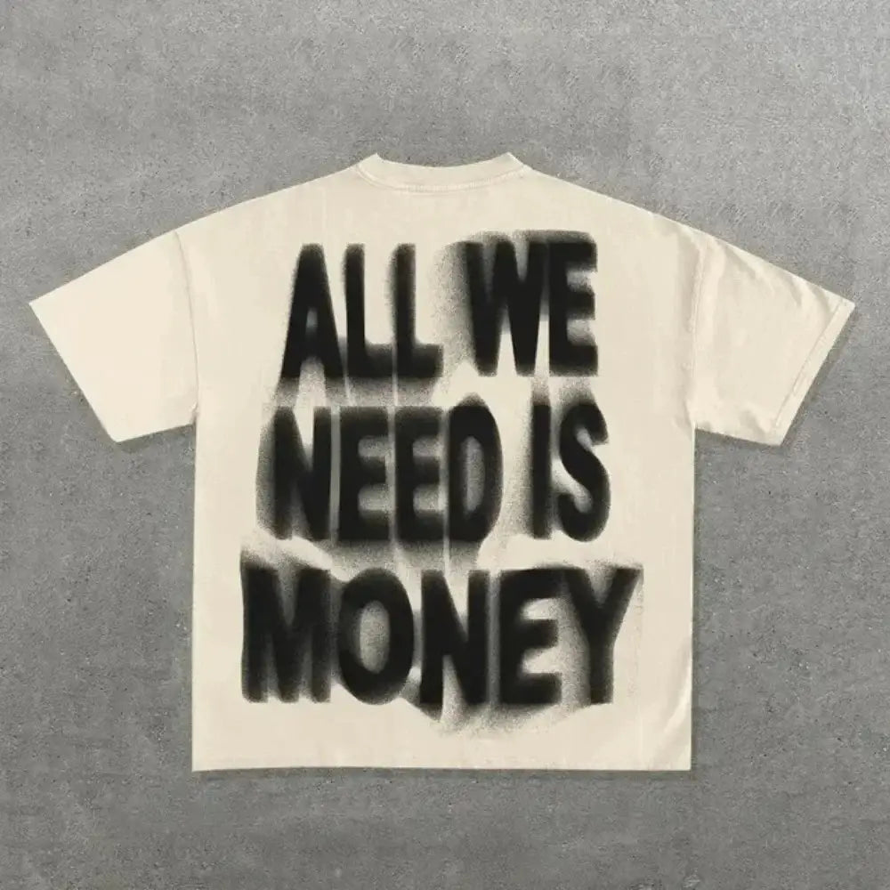 Ins Streetwear Y2k T Shirt Mens Harajuku Hip Hop Graphic Print Casual Cotton Round Neck TShirt Women Gothic Short Sleeve Tops