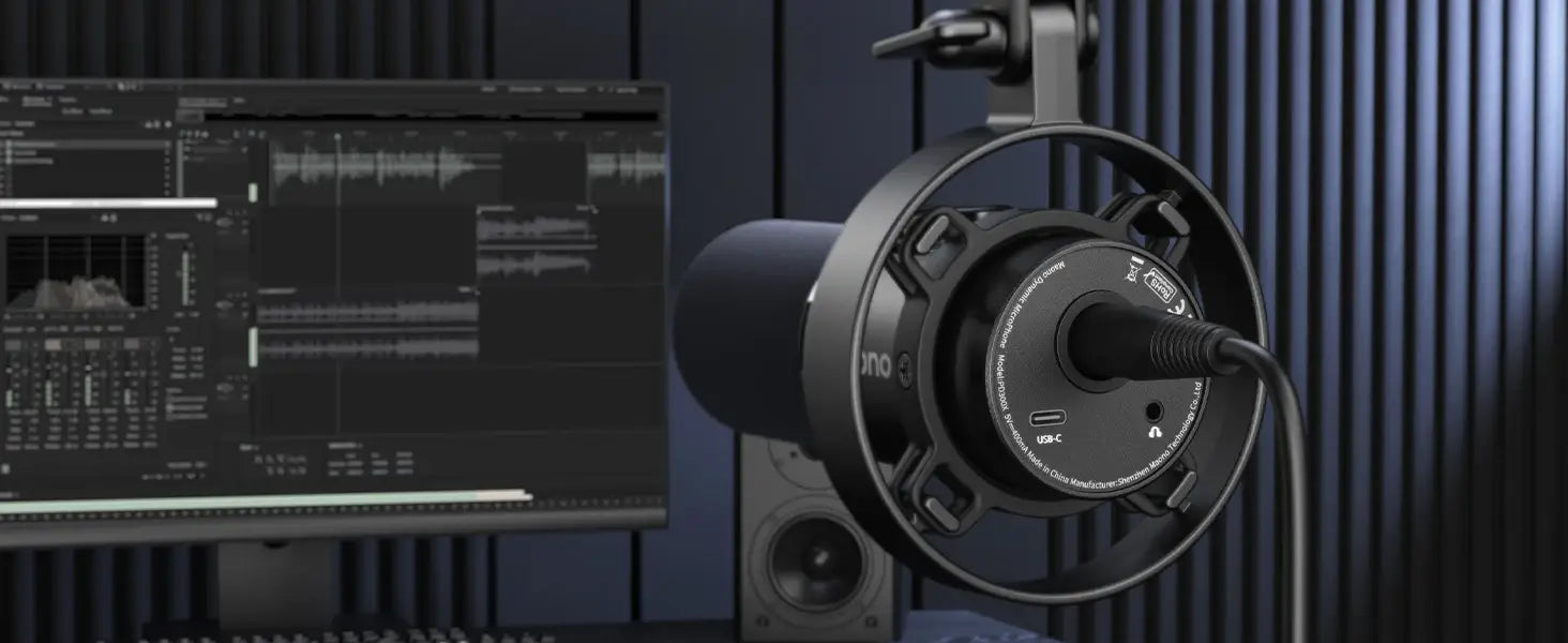 Maono PD300X Dynamic Microphone XLR USB Podcast Recording Mic 192kHz24bit For Content Creation Home Audio Studio Noise Reduction