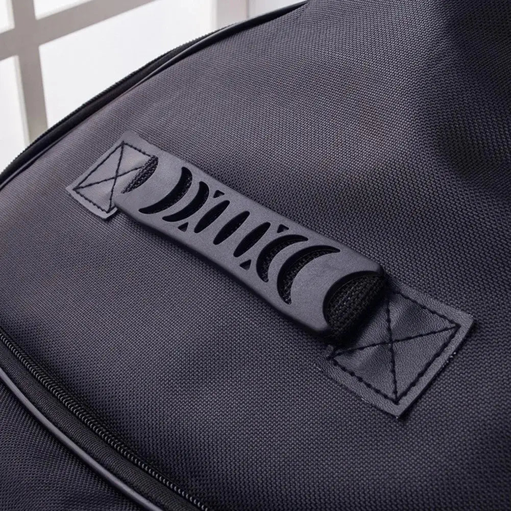 41 Inch Acoustic Guitar Bag Waterproof Rip-stop Oxford Nylon Double Straps Padded Black Guitar Case Gig Backpack Musical Instrum