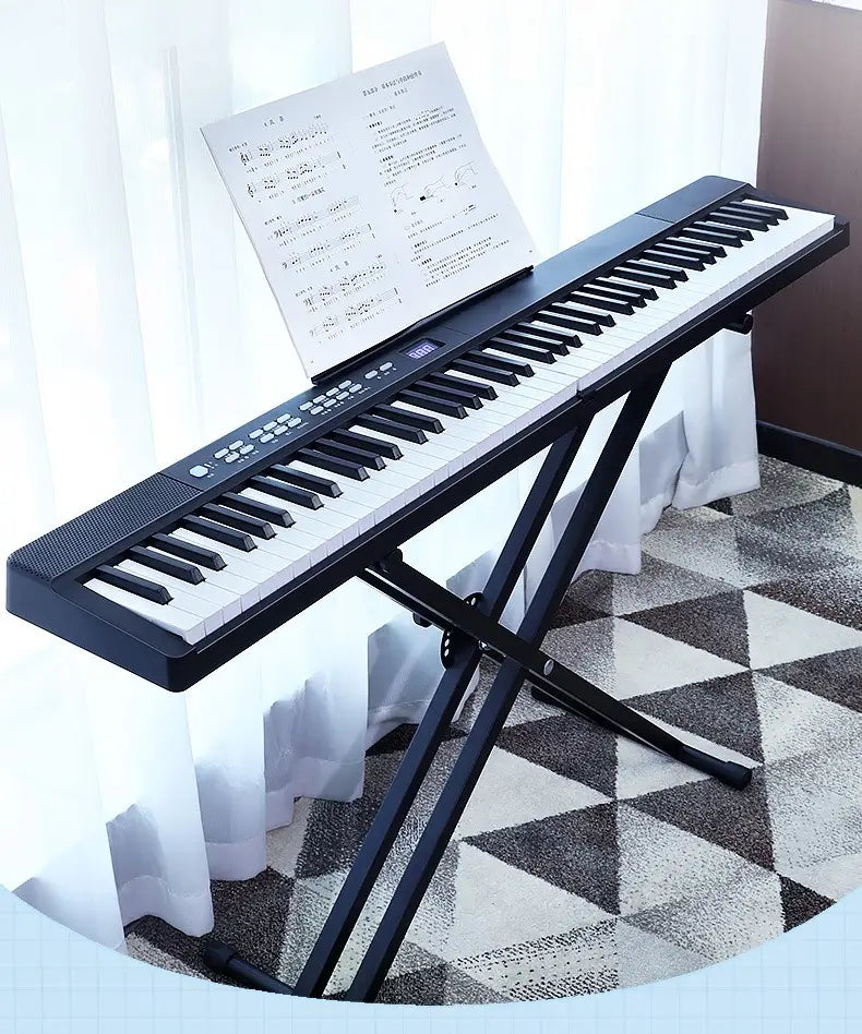 Folding Adult Electronic Piano 88 Keys Professional Midi Bluetooth Controller Keyboard Portable Organ Children’s Musical Piano