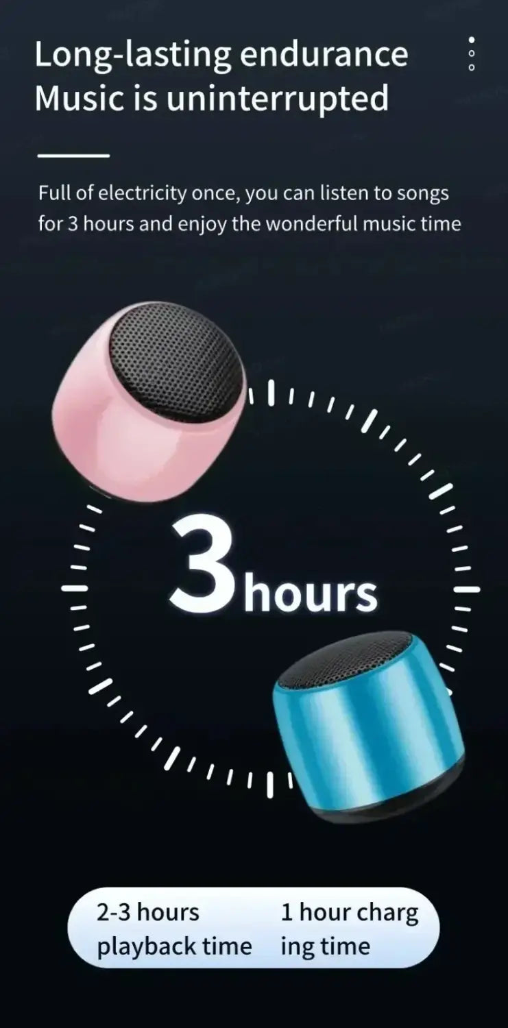 M1 Portable Bluetooth Speaker Music Stereo Surround Mini USB Outdoor Subwoofer Speaker Audio Player Speaker Microphone
