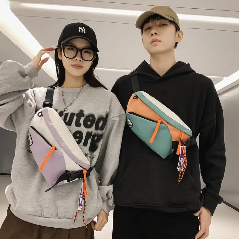 Chest Rig Bag Women Fanny Pack Streetwear Chest Bags Multi-function Unisex Nylon Hip hop Waist Bag Phone pocket