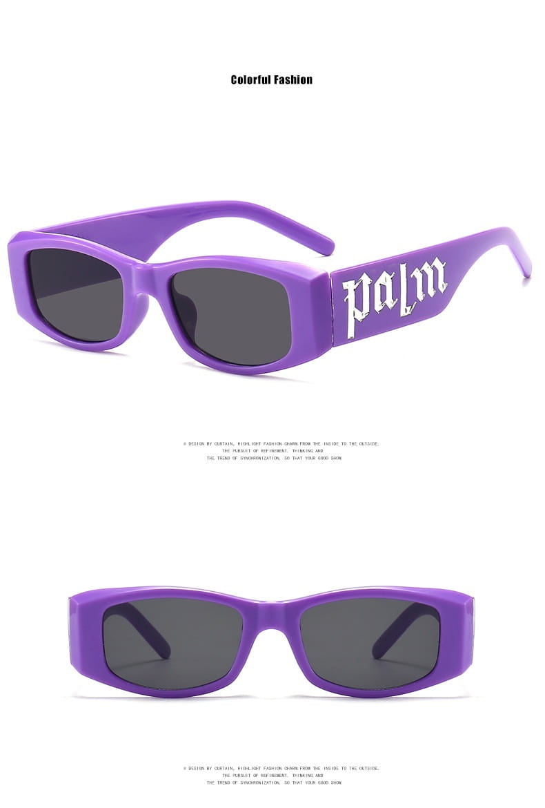 Hip Hop Small Classic Men Women Fashion Sunglasses Designer Square Brand Unisex Glasses Stylish Popular Trend Shades