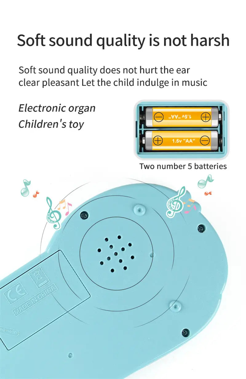 13 Keys Piano Musical Toy Sound Keyborad Electic Music Instrument Developmental Early Educational Toys For Kids Children Gifts