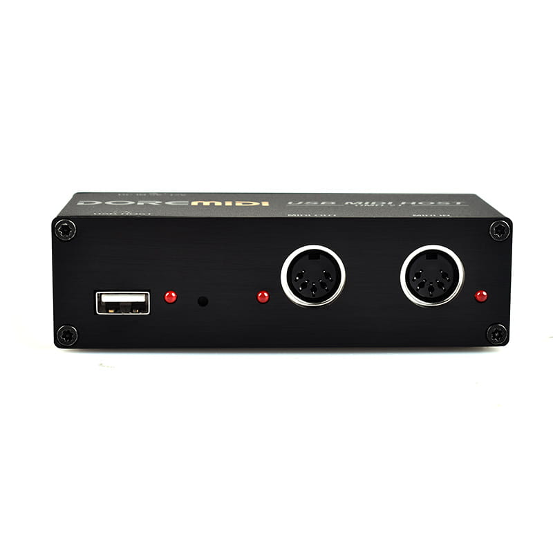 DOREMiDi High-Speed USB MIDI Host Box MIDI Host USB To MIDI Converter UMH-21 Compatible All Devices with USB MIDI Interfaces