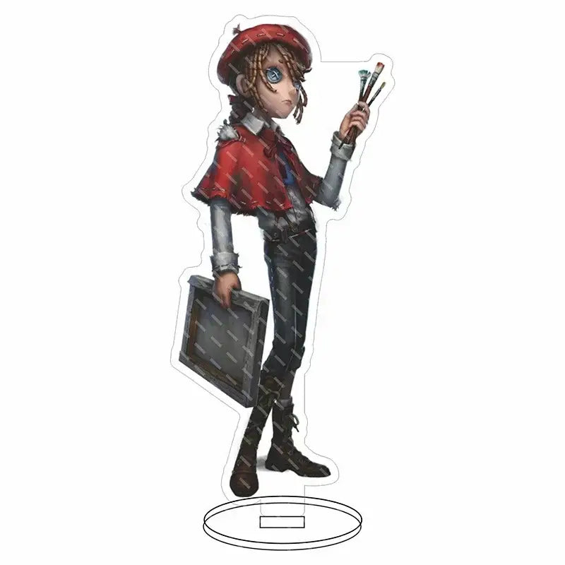 Hip Hop Anime Identity V DIY Stand Acrylic Game Figure Lucky Guy Reznik Emma Woods Helena Adams Model Plate Desk Decor Toy Doll