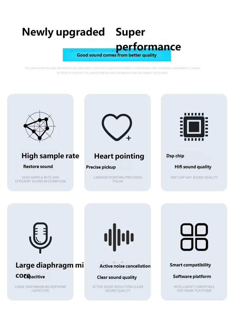 Top Studio Metal U87 Condenser Microphone Professional Cardioid Studio Mic for Recording Podcasting Voice Over Streaming Home