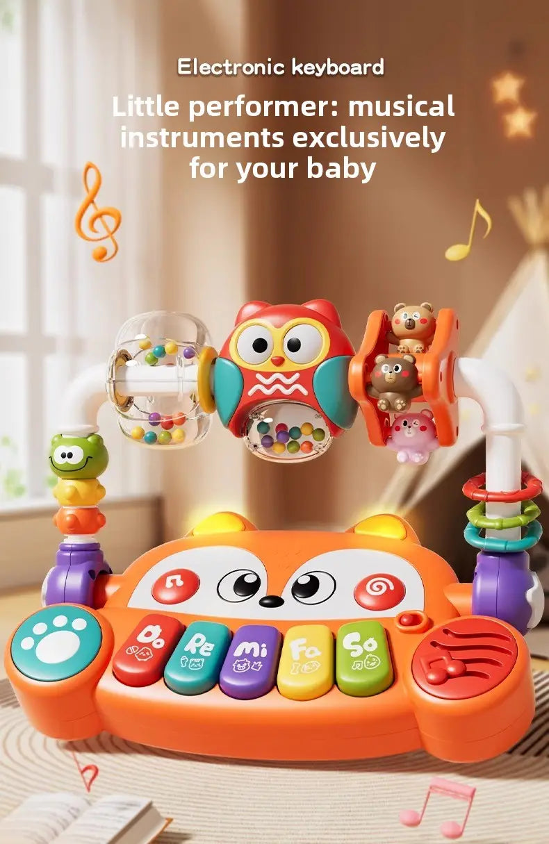 Electronic Keyboard Multifunctional Baby Mini Piano with Lights Music Toddlers Musical Instruments Educational Toys Kids Gifts
