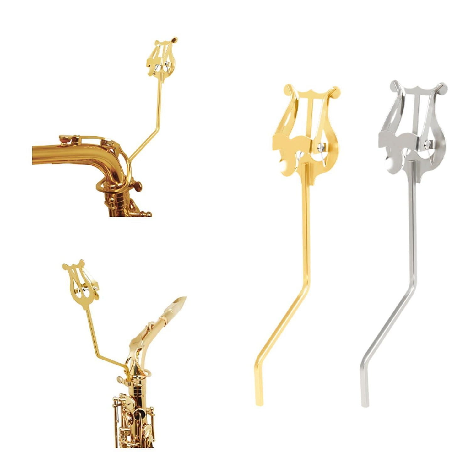 Universal Saxophone Clip Stand for Sheet Music and Instruments