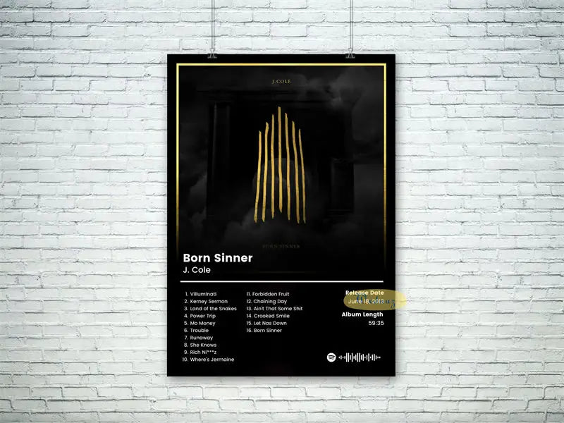 50 Cent American Hit Pop Hip Hop Rapper Music Poster Album Cover Pictures Living Room Aesthetic Canvas Print Home Wall Art Decor