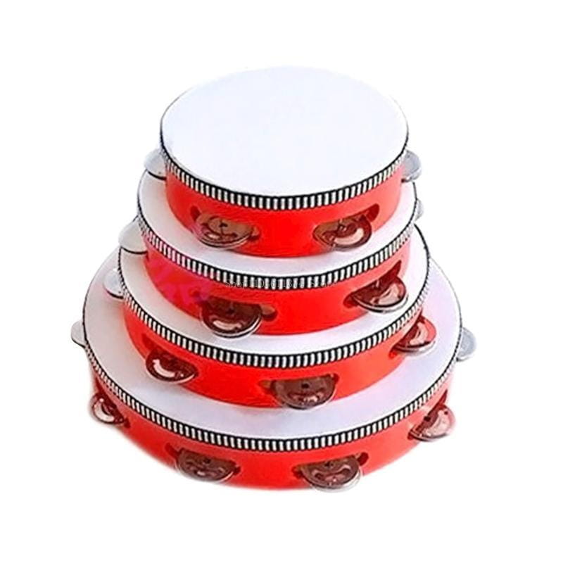 Children Tambourine Round Percussion For Party Dancing Toy Musical Instrument
