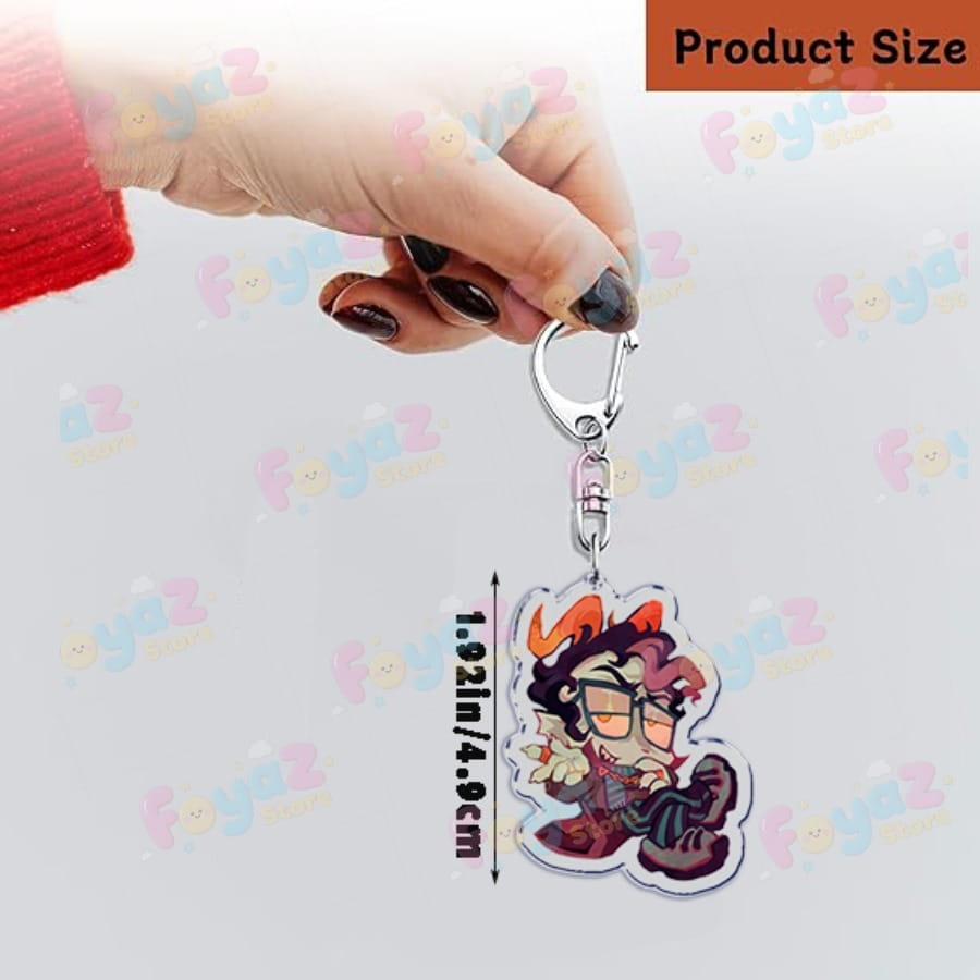 Cartoon Homestuck Keychain Accessories Bag Charms Dave Strider John Egbert Karkat Gamer Keyrings Jewelry Fans Freinds Gift